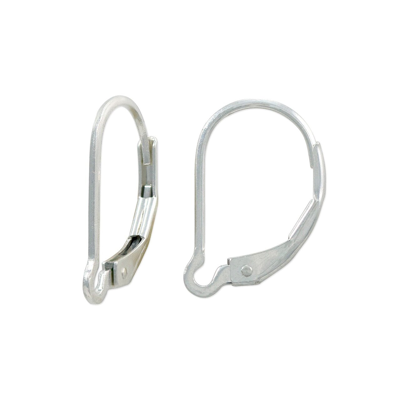 JewelrySupply Sterling Silver (925) Lever Back Earrings (1 Pair of Earrings)